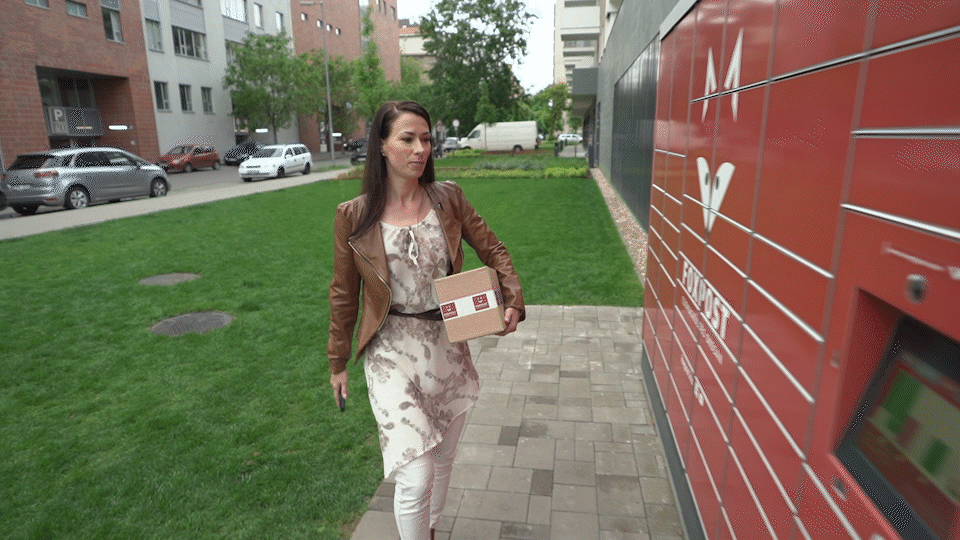 Csomagfeladás automatánál magánszemélyként